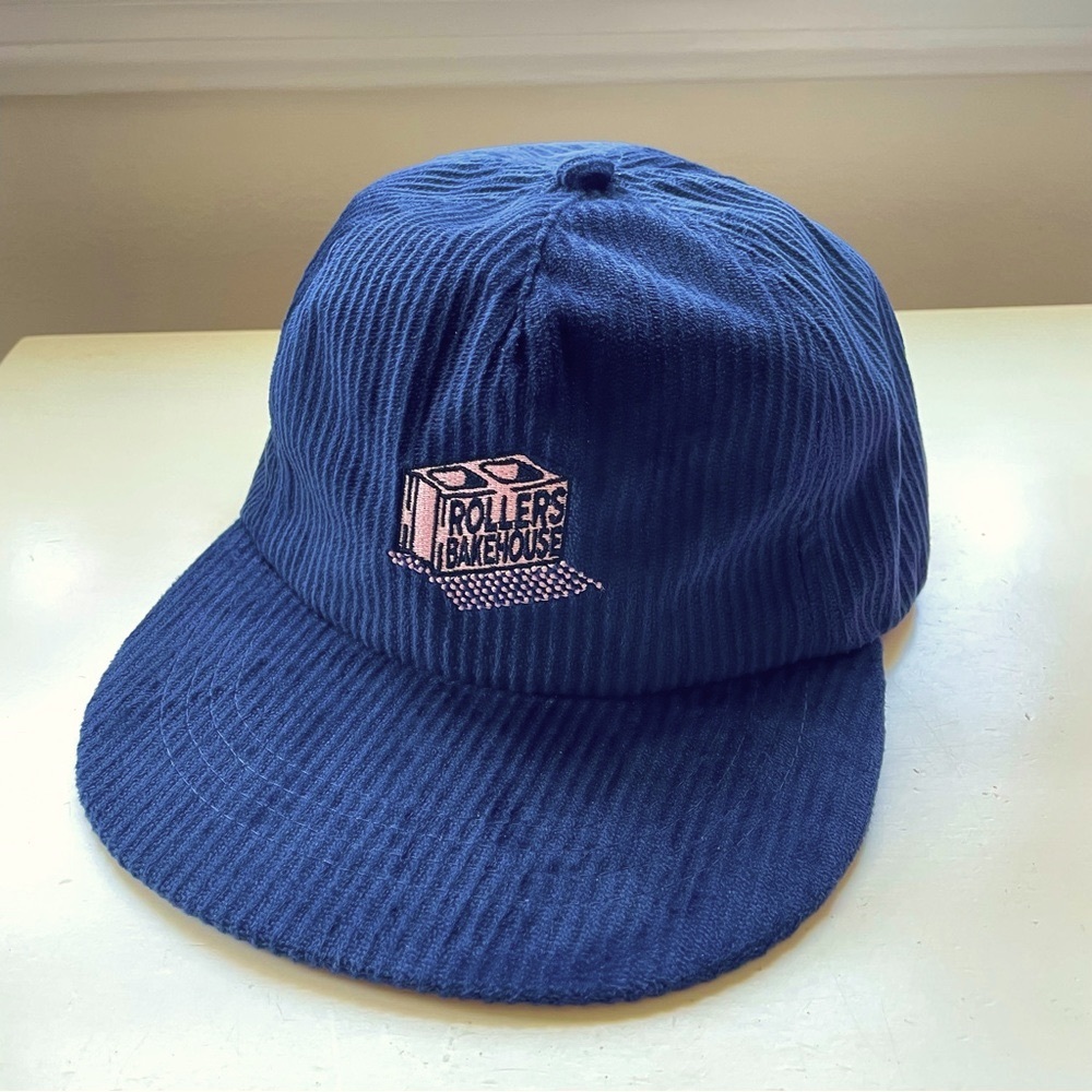 Rollers Bakehouse Unisex Wake N’ Bake Corduroy Adjustable Hat/Cap in Blue - OS